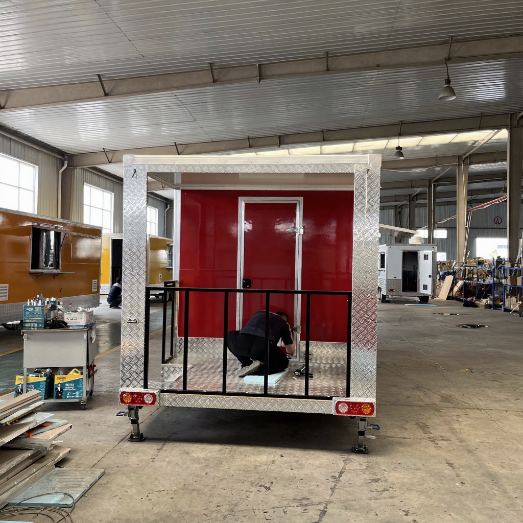 BBQ Porch Food Trailer 5.5 Meter