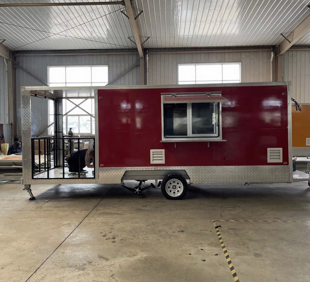 BBQ Porch Food Trailer 5.5 Meter