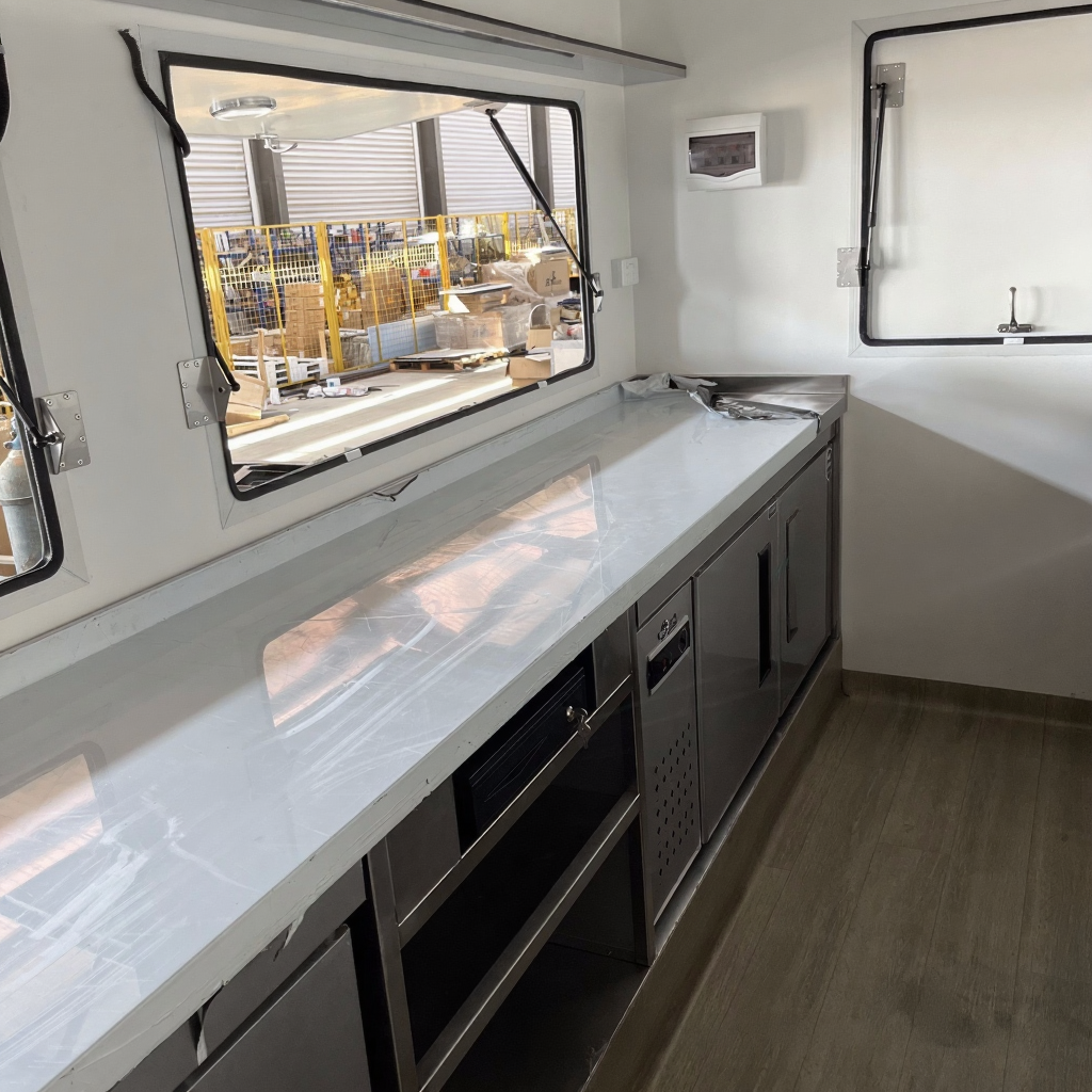 BBQ Porch Food Trailer 5.5 Meter