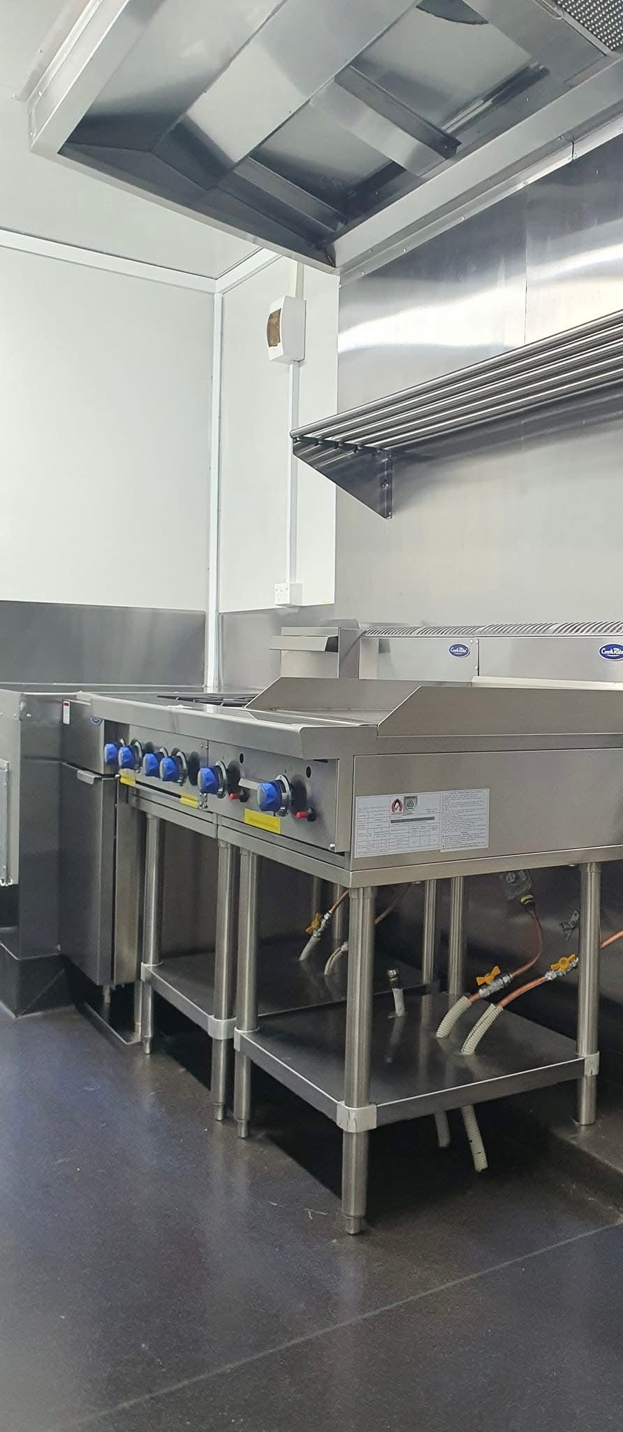AUSTRALIAN MADE 5 METER FRYER/HOTPLATE/COOKTOP PACKAGE