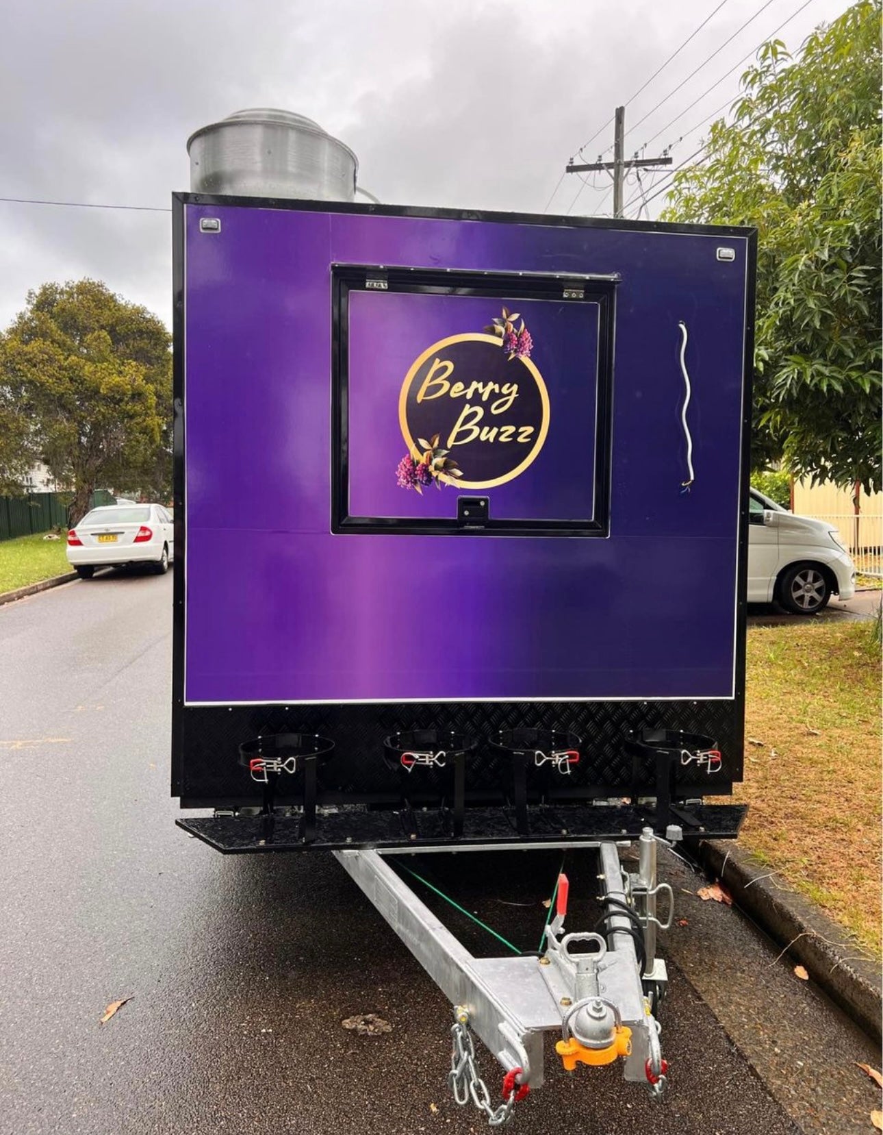 Sign writing on food trailers by RTT Food Trailers. Council Ready Food Trailers For Sale